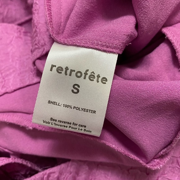 Retrofete Shelley Jumpsuit in Pink Size Small NWT - Picture 9 of 10